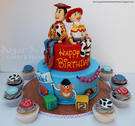  Story Birthday Cakes on Sugar Sweet Cakes And Treats  Toy Story Cake And Cupcakes