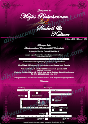 design to choose from u can even print your own customize wedding ...