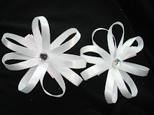 Set of Daisy Bows (white)