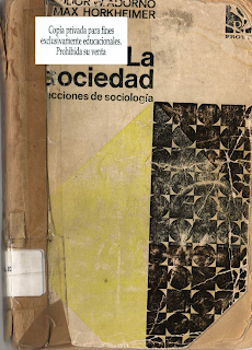 Adorno y Horkheimer - Lecciones de Sociología La+sociedad,+lecciones+de+sociolog%C3%ADa