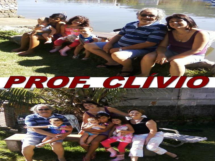 Professor Clívio e família
