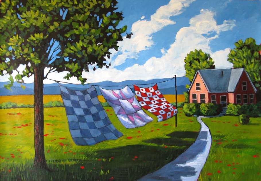 Patty Baker Fine Art Blog Original Acrylic Paintings Quilts Blowing