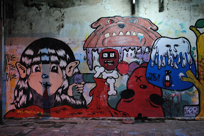 street graffiti, graffiti monsters