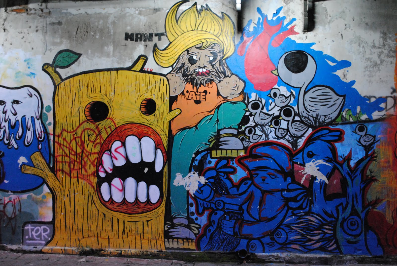 New Graffiti Graffiti monsters >> wall street graffiti monsters character