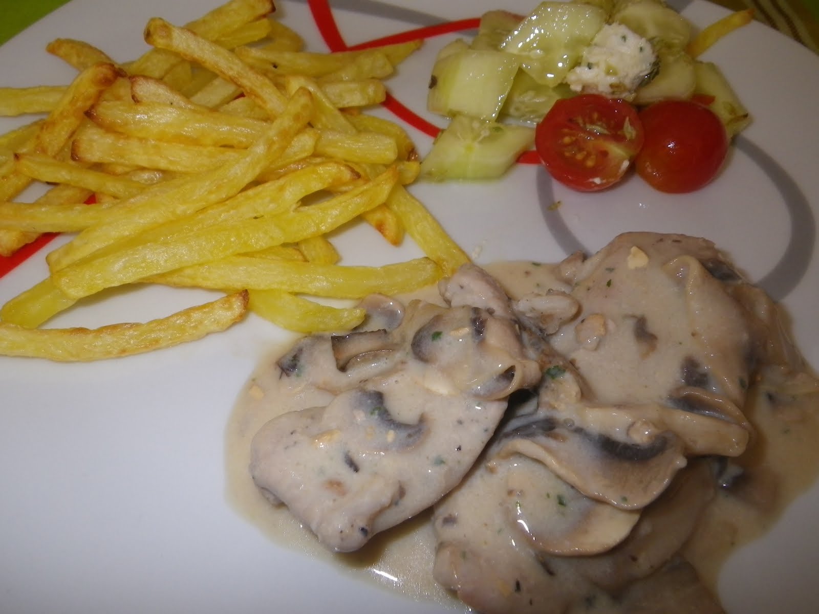 Ensaios culinarios: Bifes com molho de cogumelos