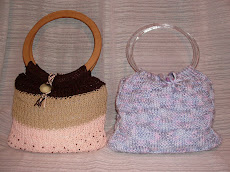 ESTAS CARTERAS SON LAS PRIMERAS QUE HICE CUANDO EMPECÉ A TEJER CROCHET, ALGUNAS ESTAN TEJIDAS A DOS