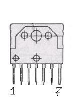 схема подключения la7830