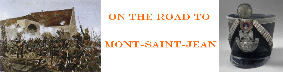 on the road to Mont-Saint-Jean