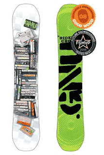 Top 10 Snowboard Gnu Riders Choice Mtx Snowboard 2008