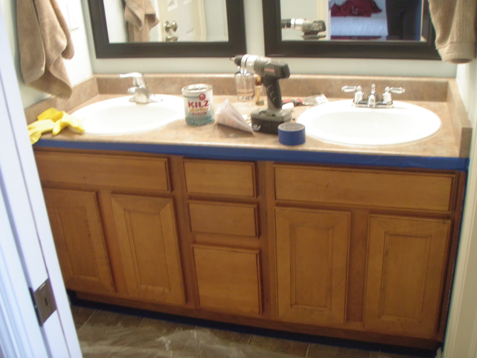 E & D Painting Bathroom