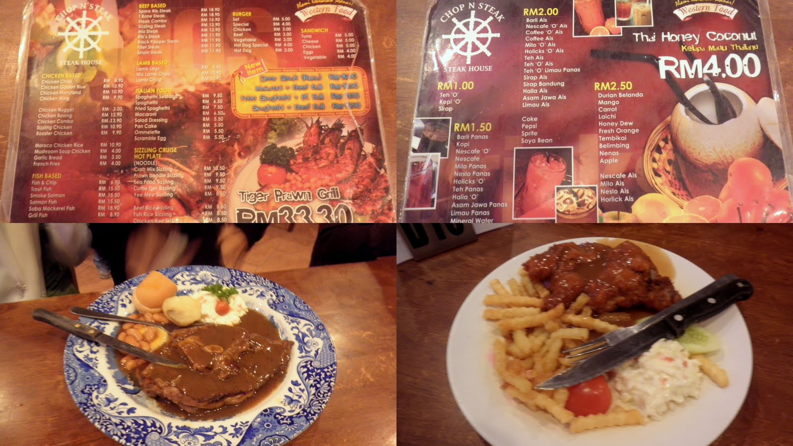 Pahala Hindari Dosa Chop N Steak Kampung Baru