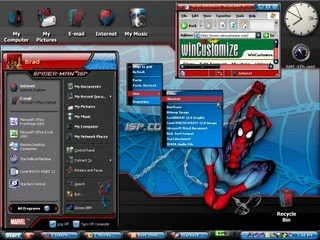  Spiderman Desktop Suite Theme