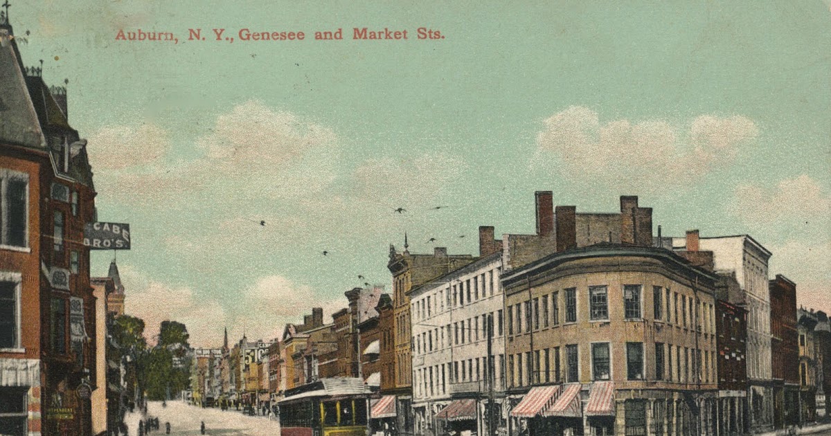 The Daily Postcard Streetcar Sunday Auburn, New York