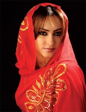 Rasha in traditional Sudanese Toub