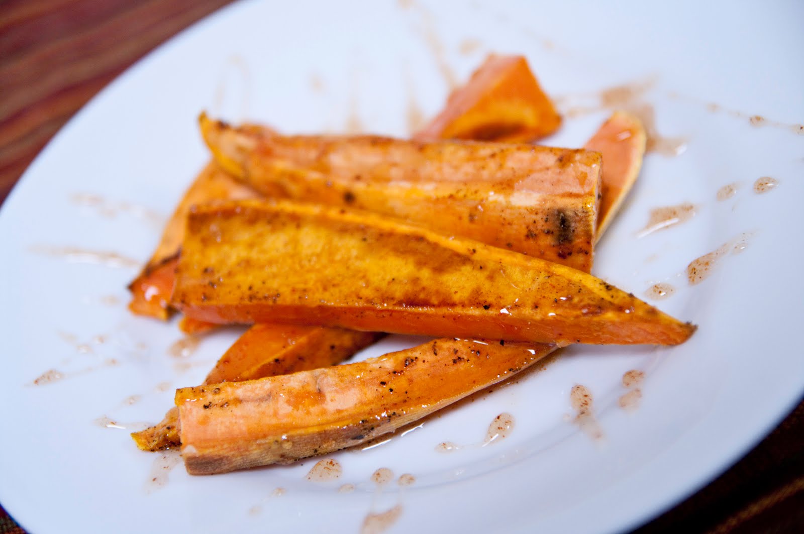 A Blog About Food Sweet Potato Fries with HoneyCayenne Glaze