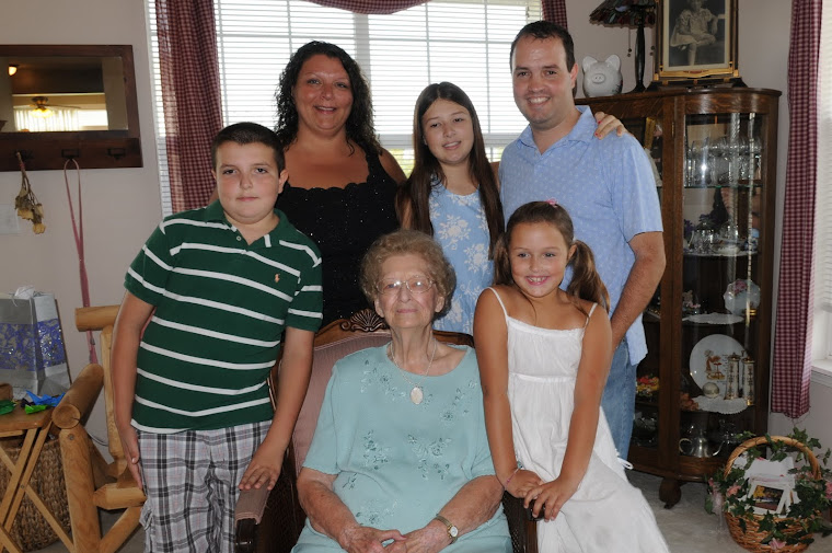 My family with Grandma Belle