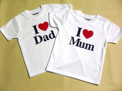 OSHKOSH I LOVE MOM & I LOVE DAD -BOYS-