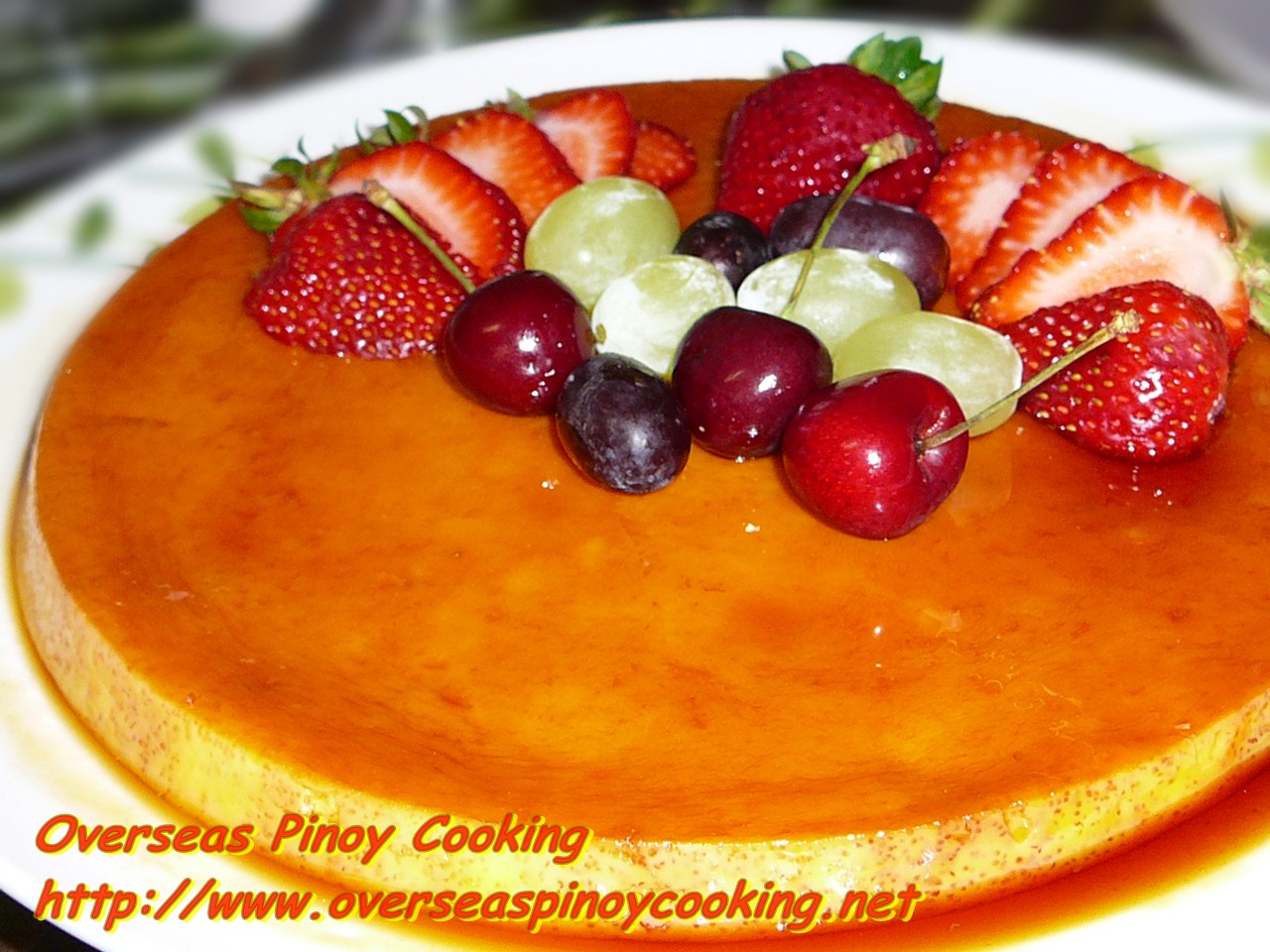 Overseas Pinoy Cooking Baked Leche Flan