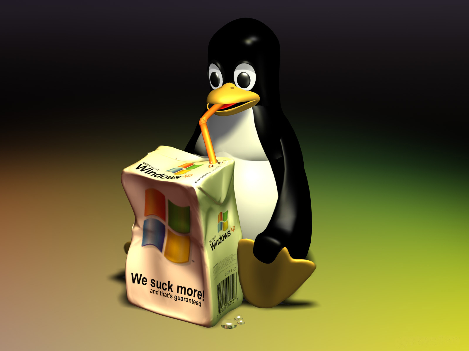 http://3.bp.blogspot.com/_KEb6pta18z4/TJvg8hjDX5I/AAAAAAAAAAQ/PIDKIkKQvdw/s1600-R/linux-wallpaper--1600x1200--tux-we-suck-more.jpg