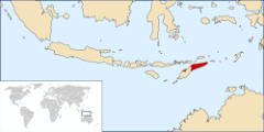 TIMOR LESTE - Localização Geográfica