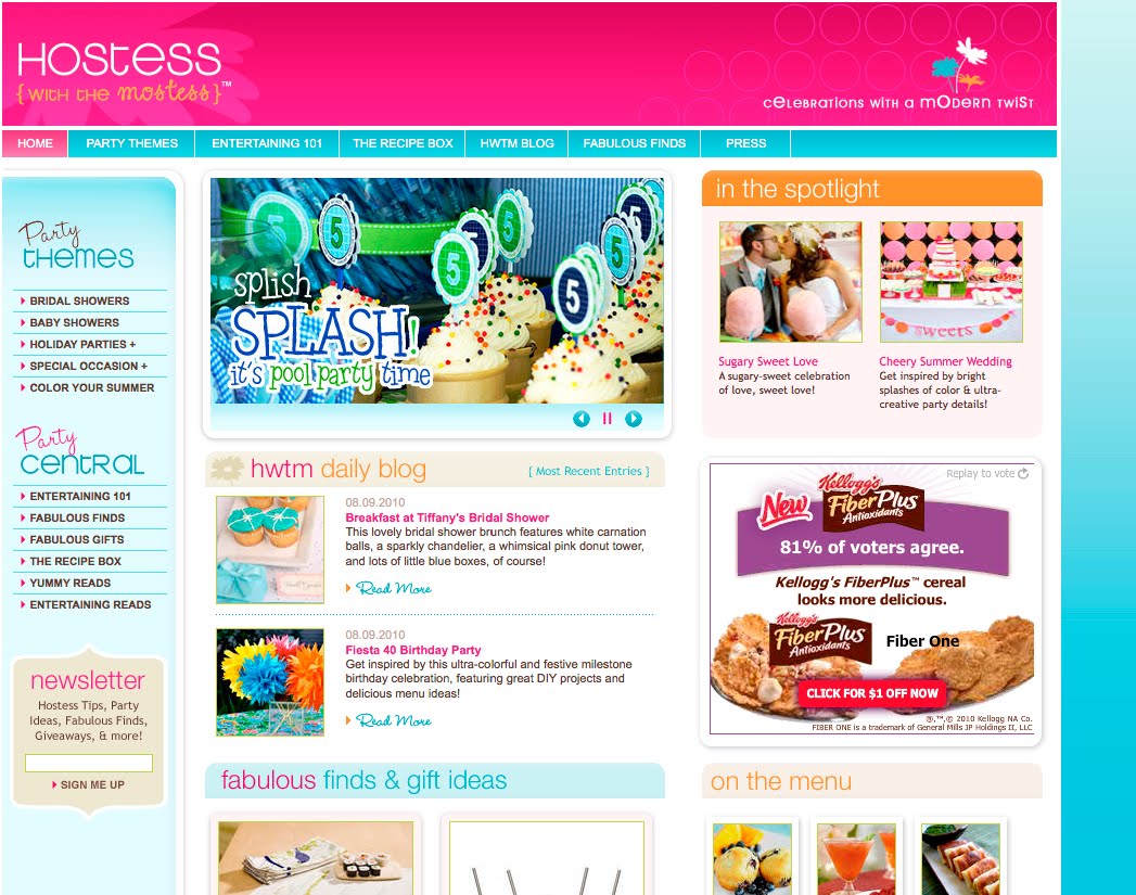 Fabulous Features by Anders Ruff Custom Designs {Press} Hostess with