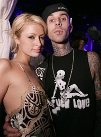 Paris Hilton e Travis barker nel 2006