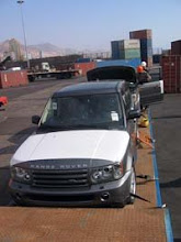 Los Ranger Rover llegan al Puerto de Antofagasta...