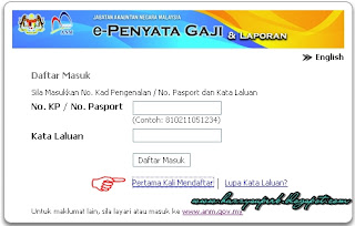 perlu cetak penyata gaji sendiri di laman web Jabatan Akauntan Negara