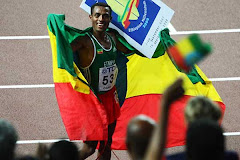 Kennenisa Bekele at Osaka, Japan