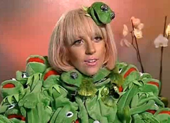 Lady Gaga Kermit Outfit. Lady Gaga: Fashion Diva?