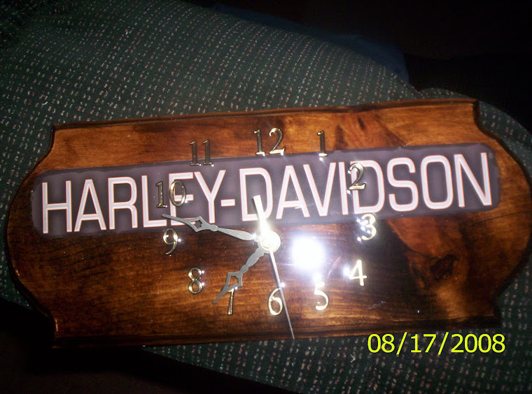 Harley Davidson Clock