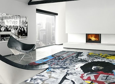 Luxury interior design, rug
