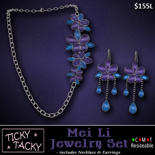*Ticky Tacky* Mei Li Jewelry Set * Ticky Tacky