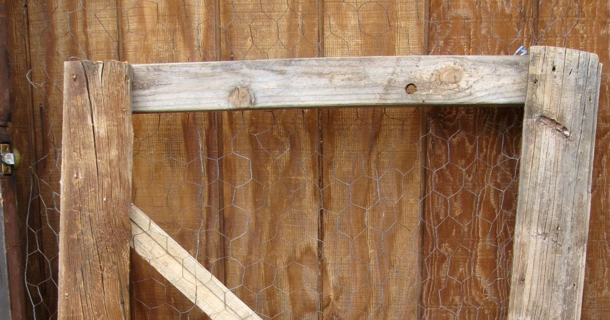 High Desert Home Garden New Gate for Chicken Run