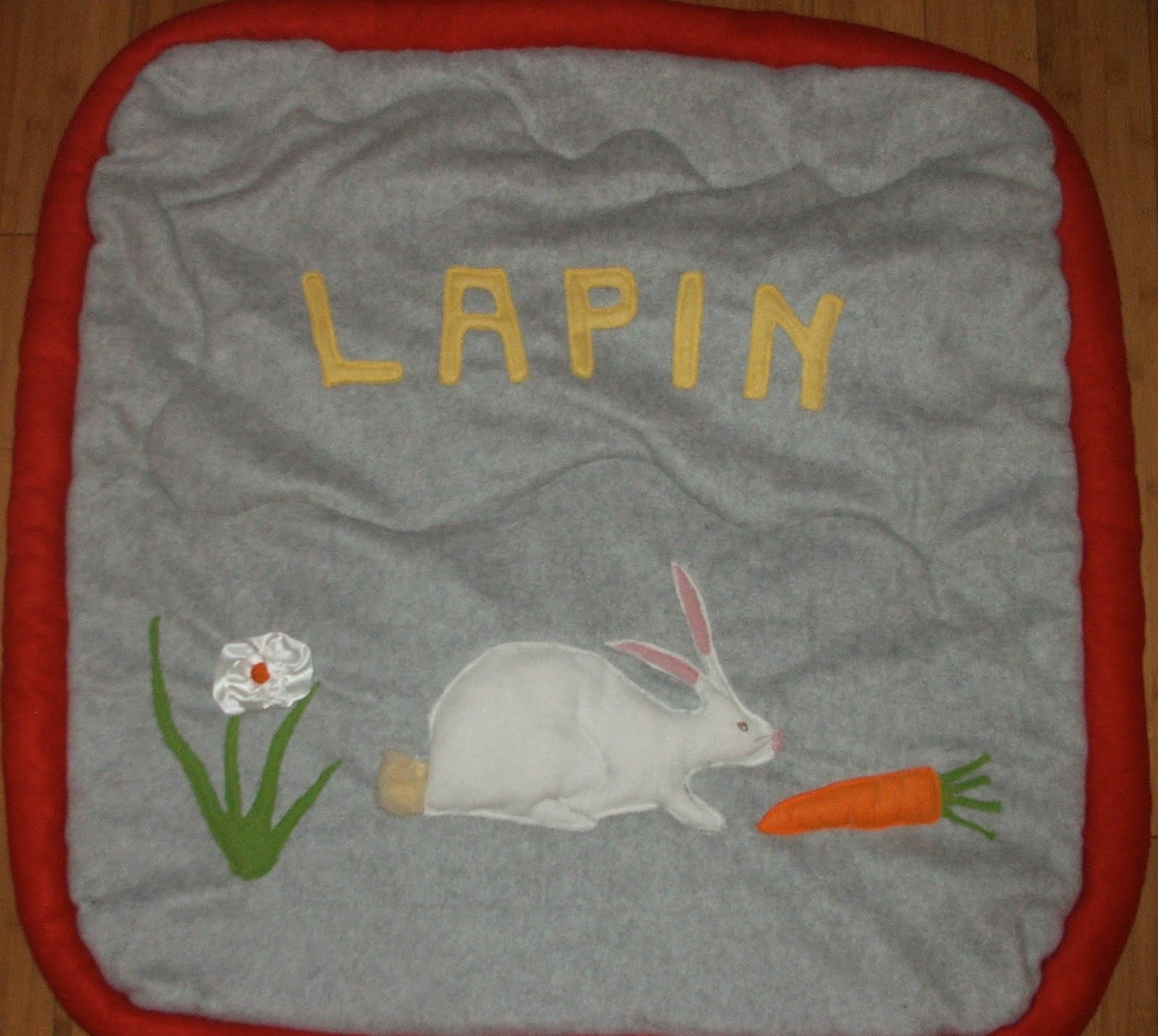 Artfully Caroline Baby activity blanket (past projects)