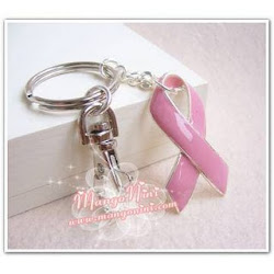 GIVEAWAY PINK RIBBON KEYCHAIN