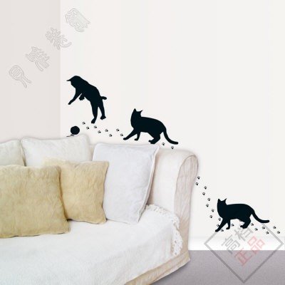 (0003) 三只小黑猫