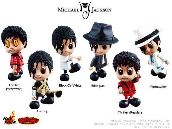 muñecos de michael jackson
