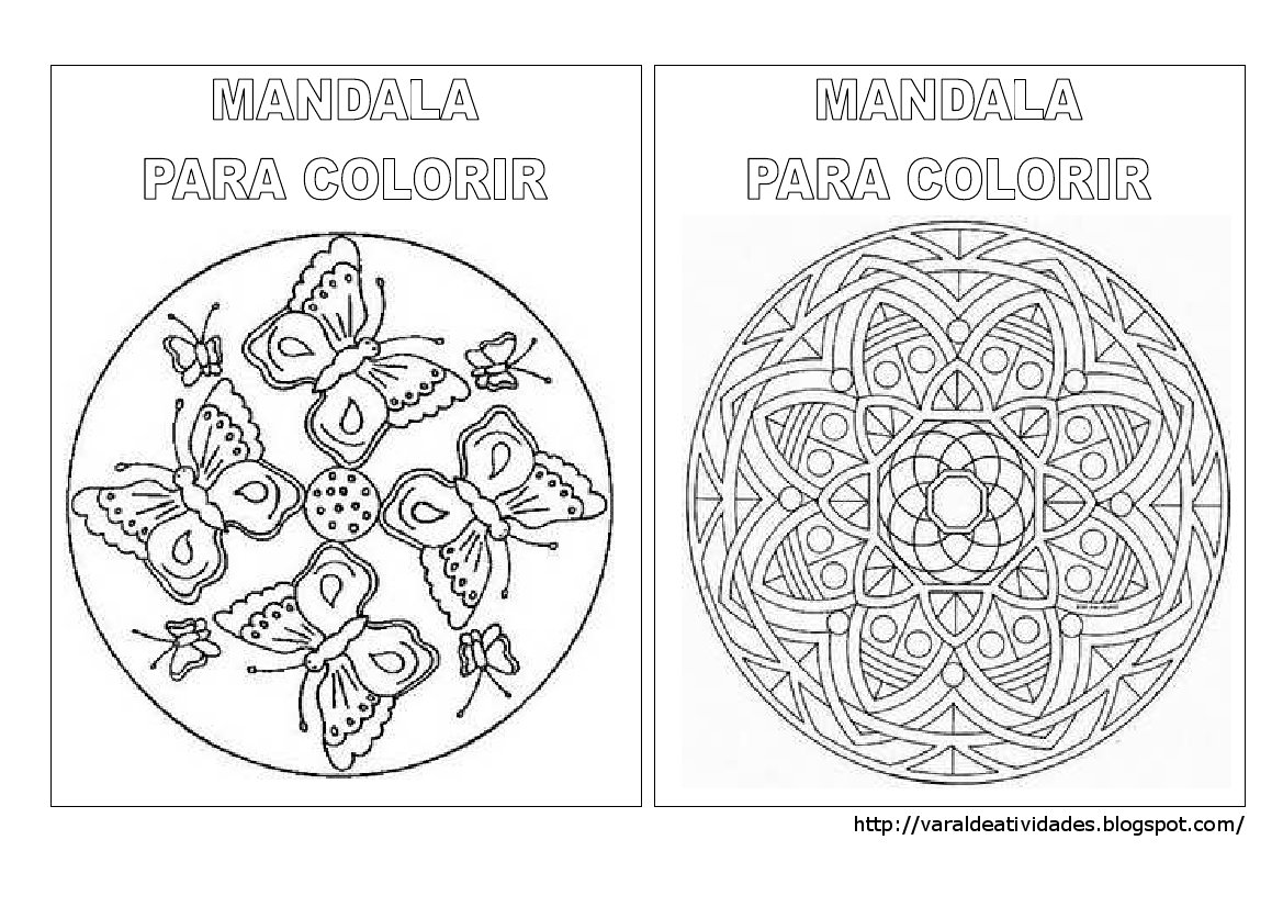 Mandalas de A a Z para colorir 1º ano – BAÚ PEDAGÓGICO