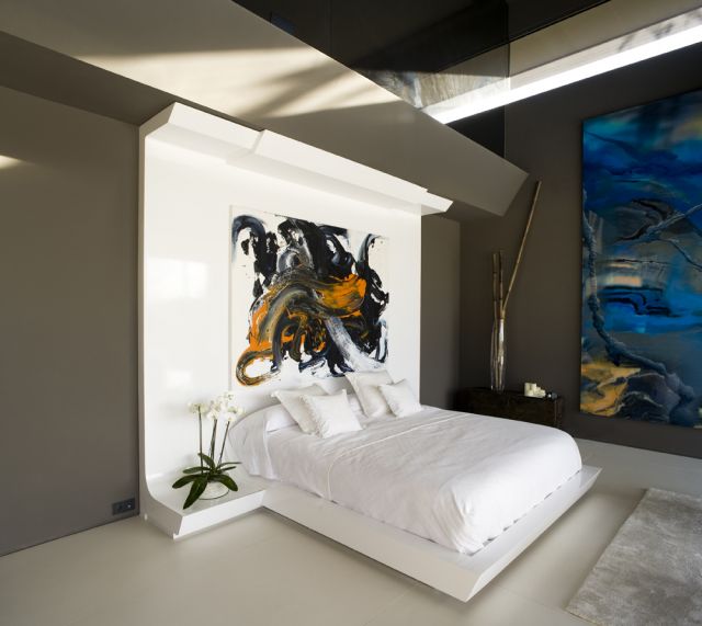 Decoracion diseño: dormitorio moderno amplio e iluminado en ...