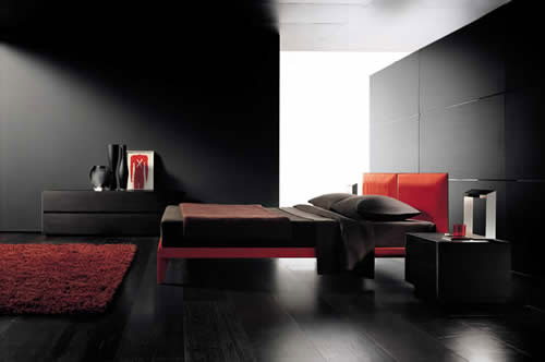 Black Bedroom Elegant and luxurious