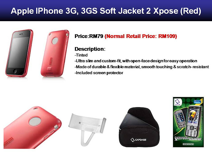 Apple Iphone Soft Jacket 2 Xpose (Red)