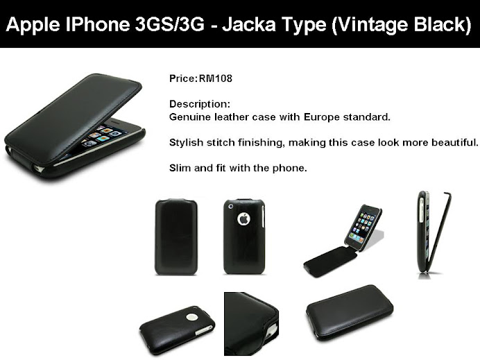 Apple IPhone Jacka Type (Vintage Black)