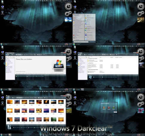Theme Windows 7 untuk XP ini berisi visual style Windows 7, Windows 7 ...