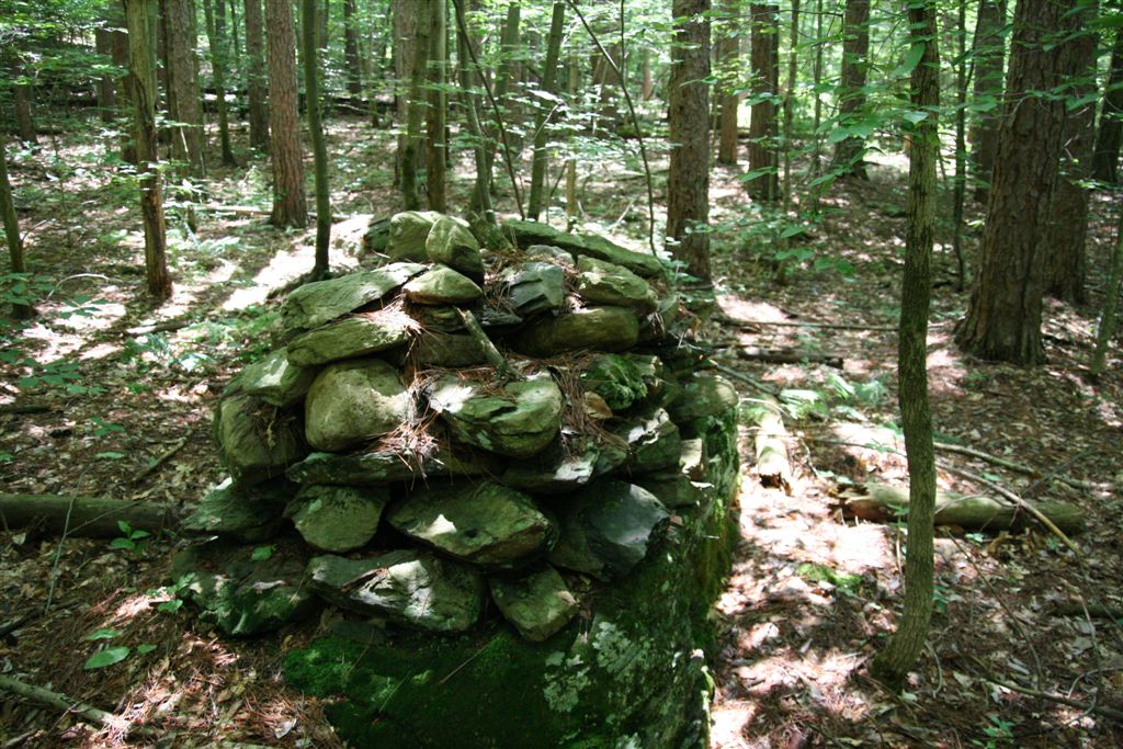 Rock Piles Cairns along the Walpack Ridge Trail