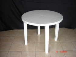mesa de plastico