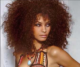 Brown Afro