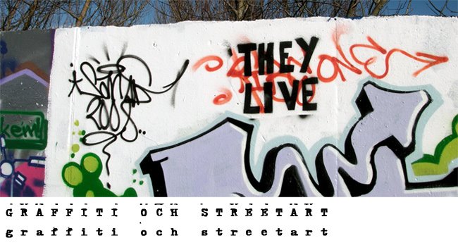 Streetart och Graffiti - Västerås, Sweden