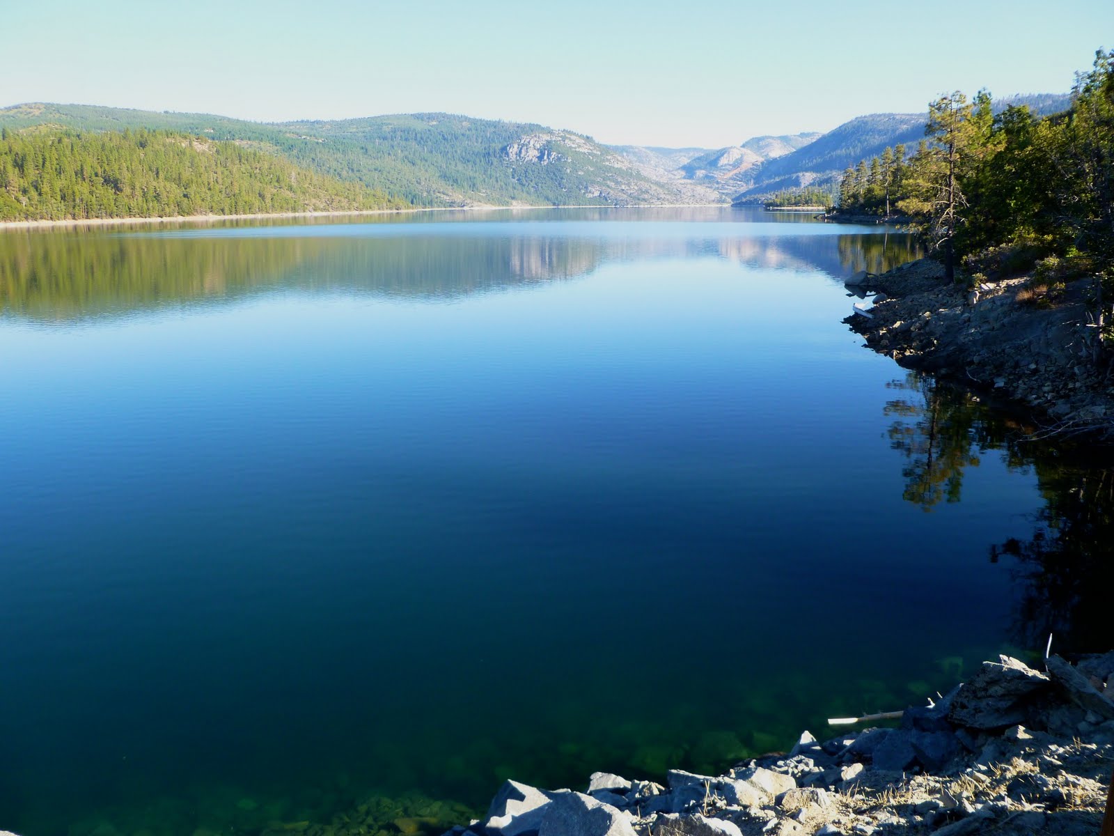 UP DOWN LONG WAY AROUND Cherry Lake near Yosmite by Peter Bruce Photo