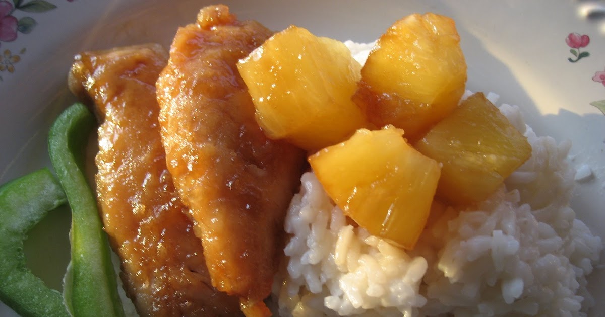 kill.the.gluten Pineapple Chicken with Coconut Rice